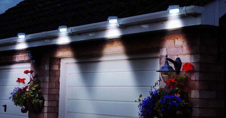 best solar gutter lights